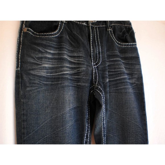 Danesi Dark Blue Denim Jeans Union Jack Pocket Detail Mens Size 34 - Picture 3 of 13